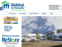 Tablet Screenshot of habitatcc.org